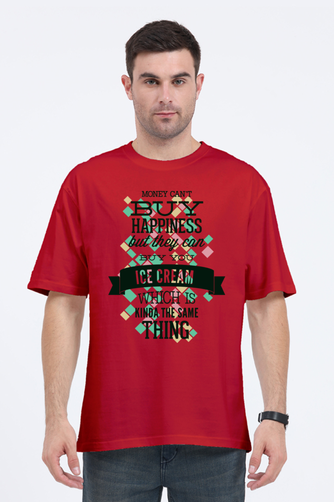 Casual Oversize T-shirt Laughing Labels