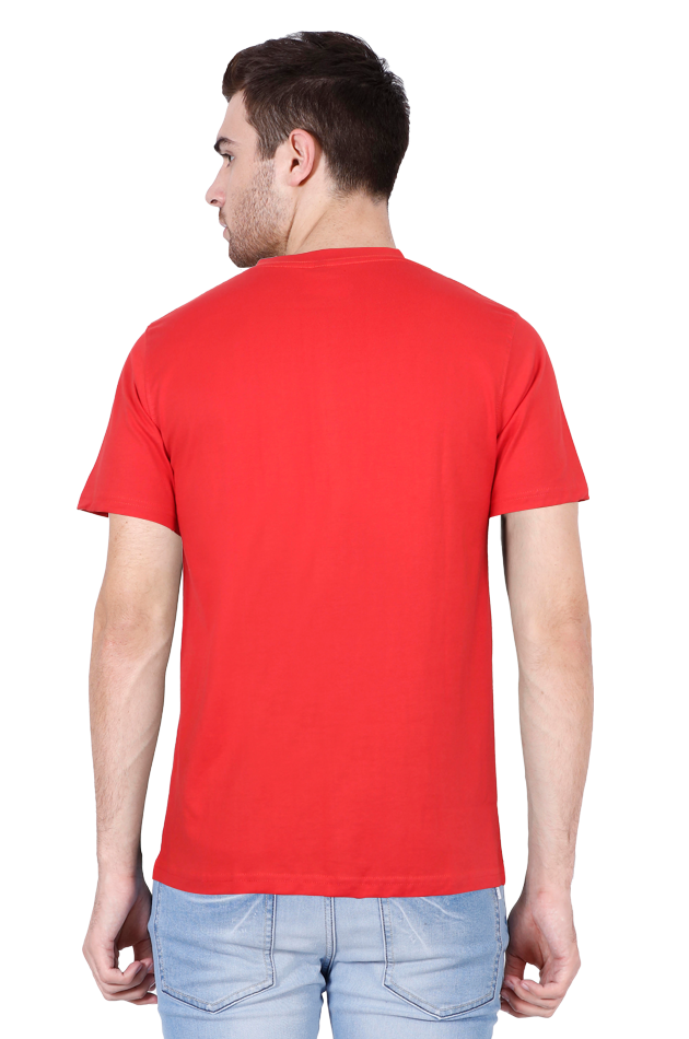 Casual V-neck T-shirt Laughing Labels
