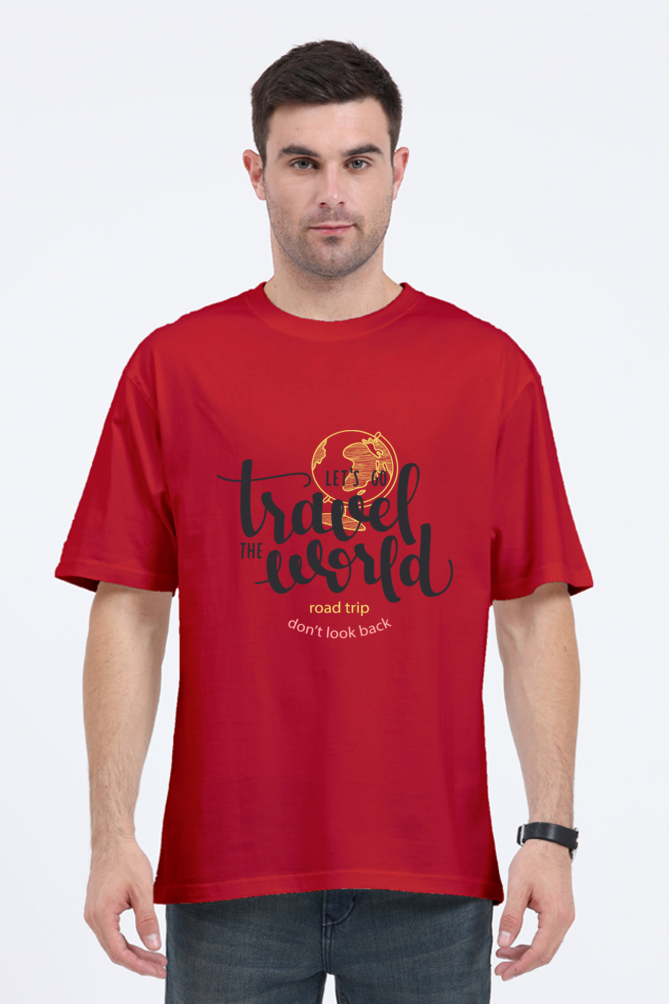 Casual Oversize Travel T-shirt Laughing Labels