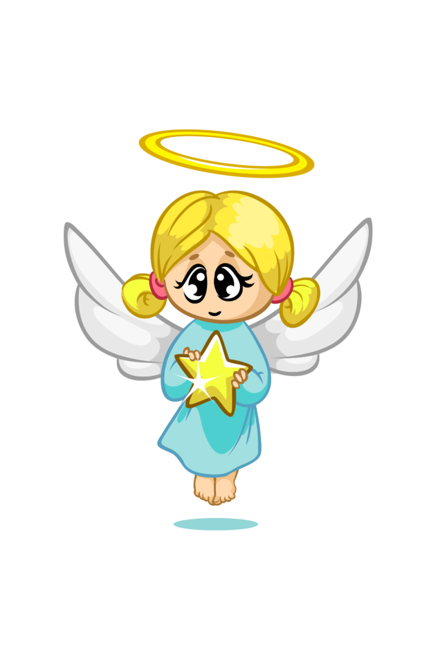 Angel Crop Top Laughing Labels