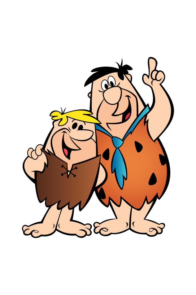 Casual Flintstones T-shirt Laughing Labels