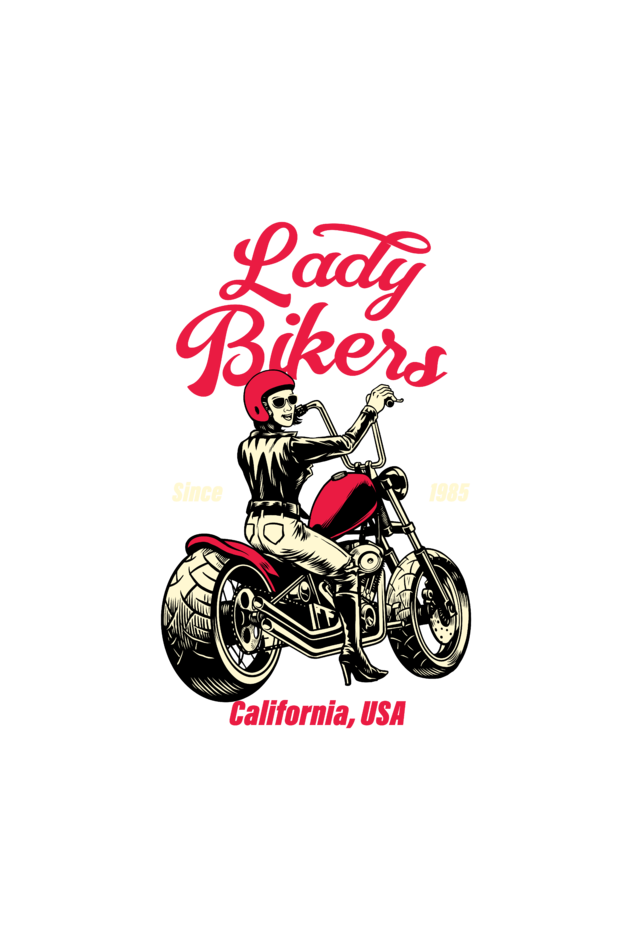 Women's T-shirt Lady Bikers