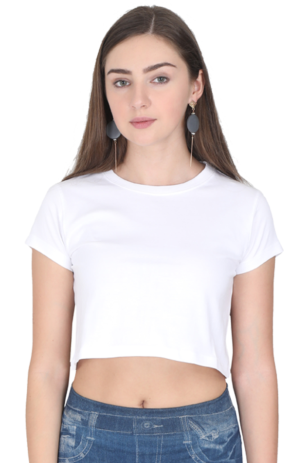 Plain Crop Top Laughing Labels