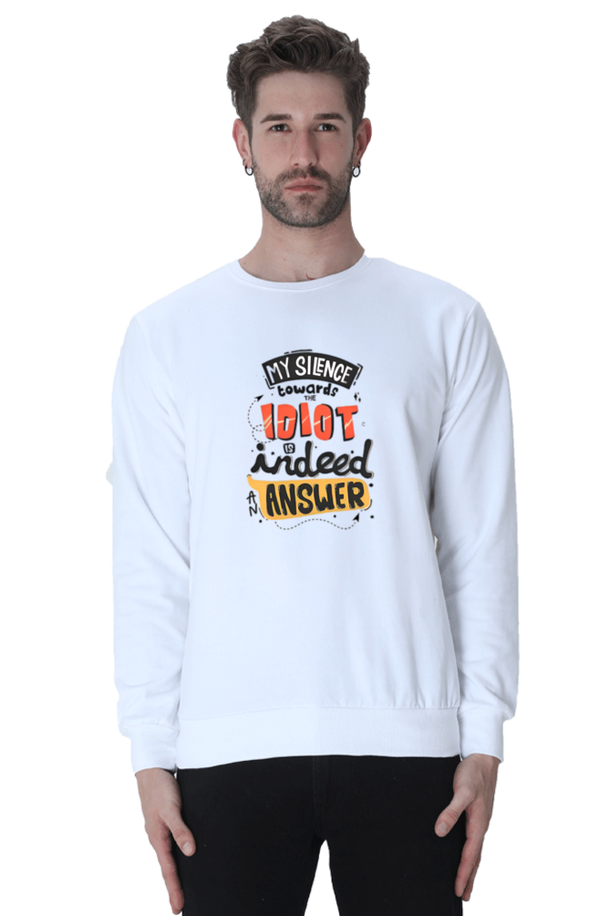 Casual Sweatshirt Laughing Labels