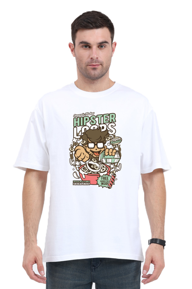 Hipster Collection Oversize T-shirt Laughing Labels