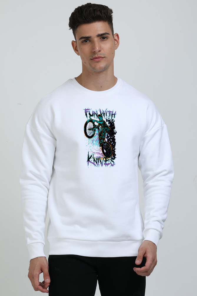 Casual Oversize Sweatshirt Laughing Labels