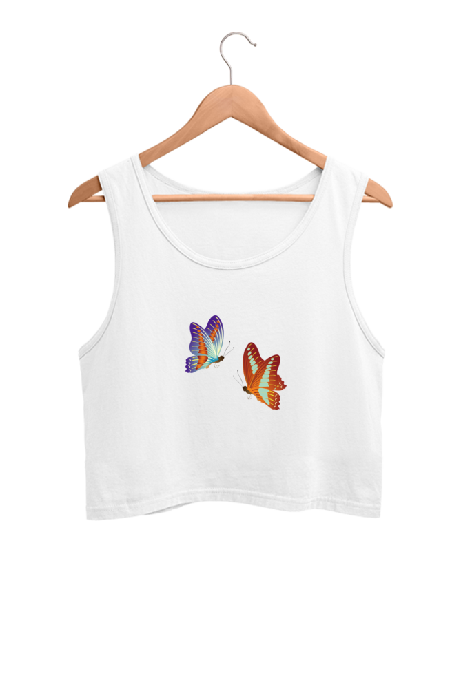 Casual Crop Tank Top Laughing Labels