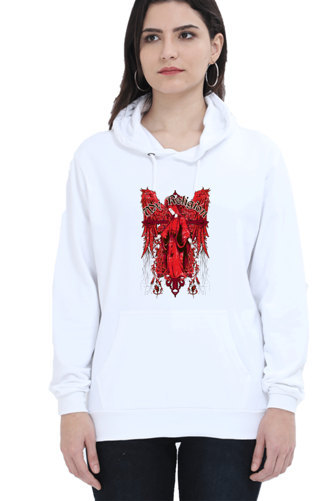 Casual Hooded Sweatshirt Laughing Labels