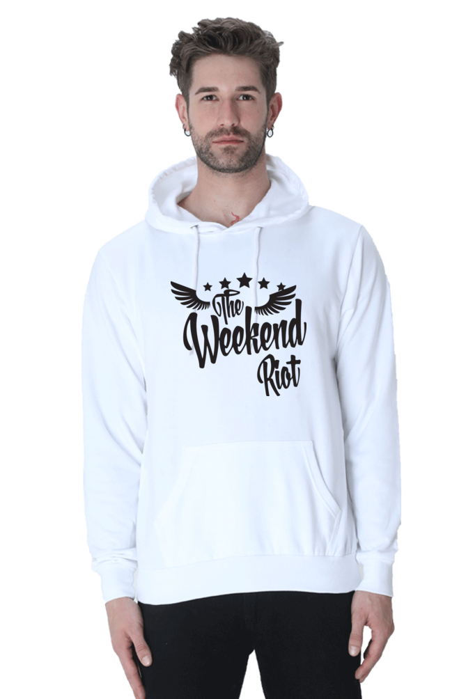 Casual Hooded Sweatshirt Laughing Labels