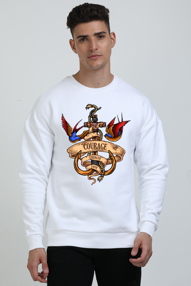 Casual Oversize Sweatshirt Laughing Labels
