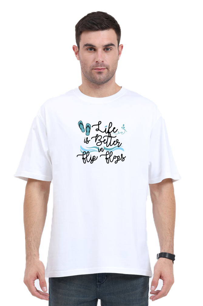 Casual Oversize T-shirt Laughing Labels