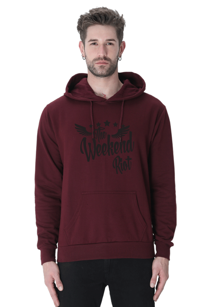 Casual Hooded Sweatshirt Laughing Labels