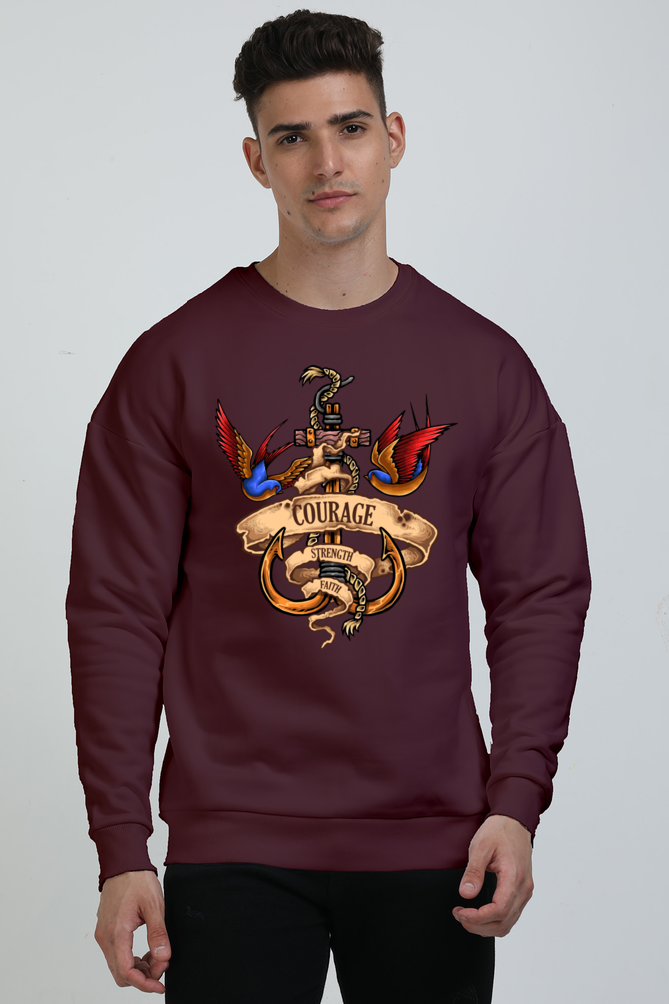 Casual Oversize Sweatshirt Laughing Labels