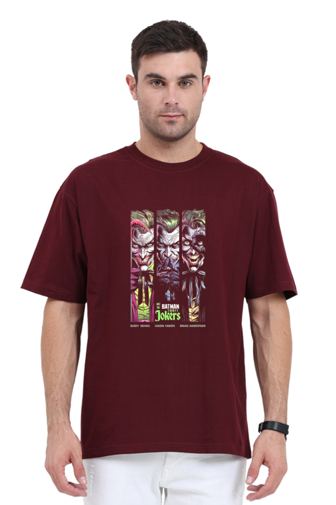 Casual Joker Oversize T-shirt Laughing Labels