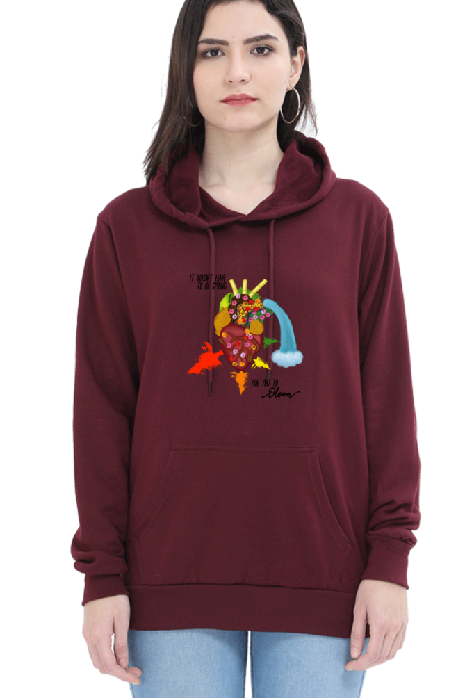 Casual Hooded Sweatshirt Laughing Labels