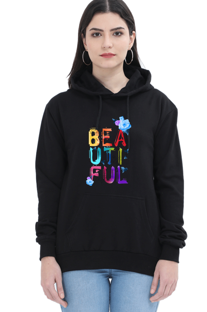 Casual Hooded Sweatshirt Laughing Labels