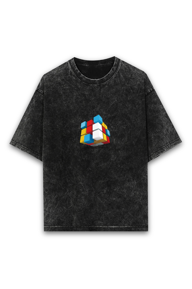 Acid Wash Oversize T-shirt Laughing Labels