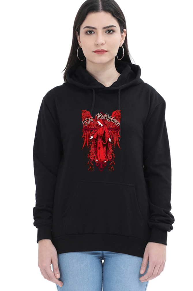 Casual Hooded Sweatshirt Laughing Labels