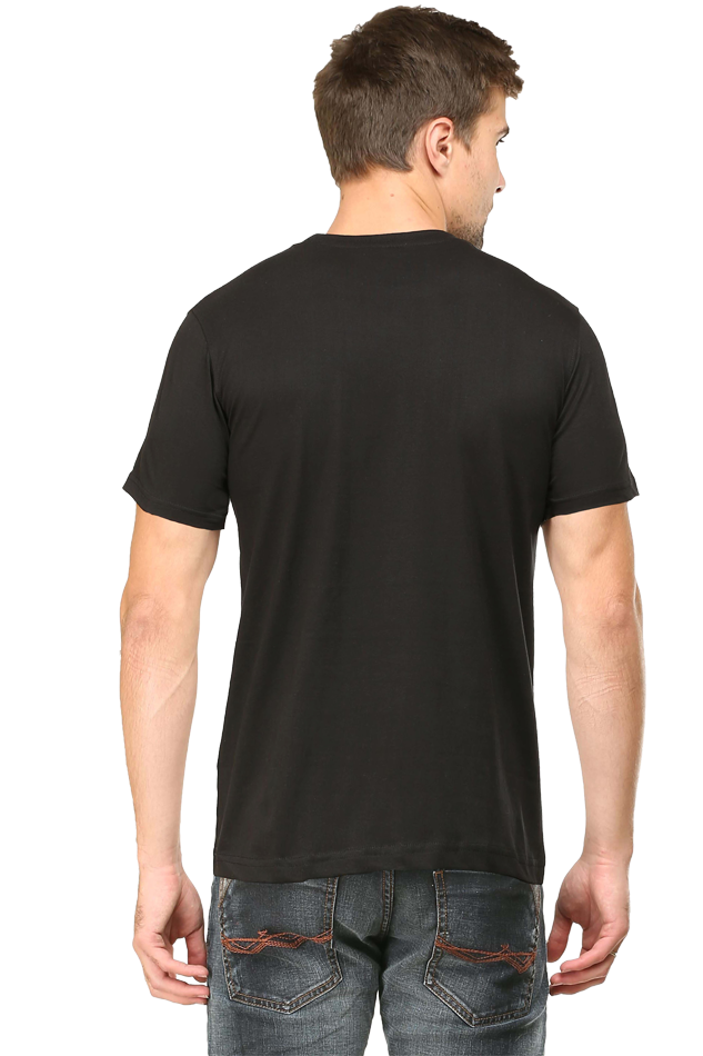 Casual V-neck T-shirt Laughing Labels