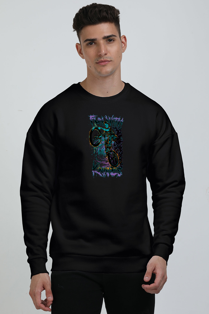 Casual Oversize Sweatshirt Laughing Labels
