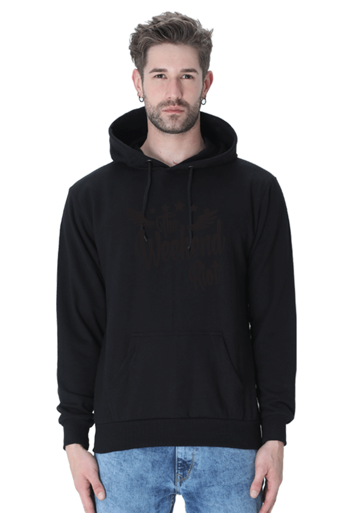 Casual Hooded Sweatshirt Laughing Labels