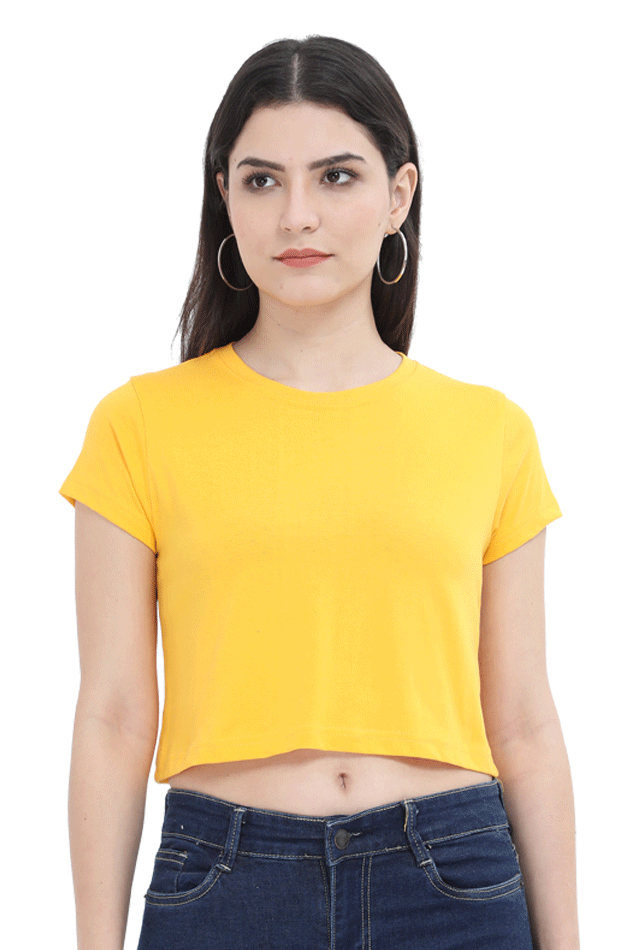 Plain Crop Top Laughing Labels