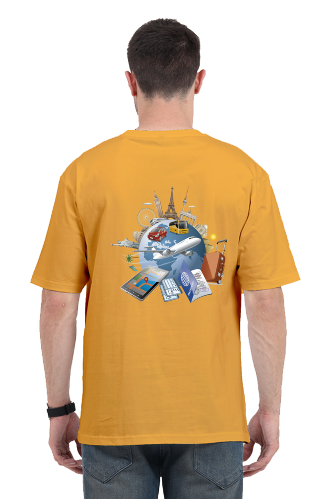 Casual Oversize Travel T-shirt Laughing Labels