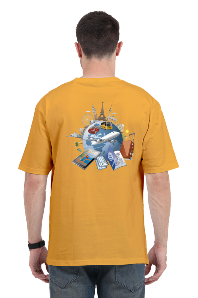 Casual Oversize Travel T-shirt Laughing Labels