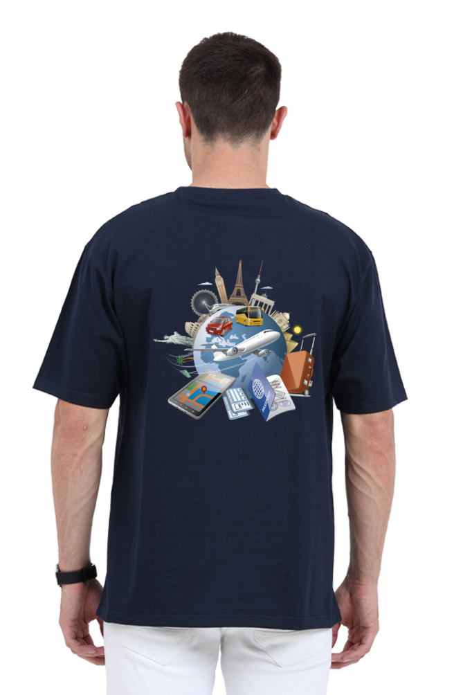 Casual Oversize Travel T-shirt Laughing Labels