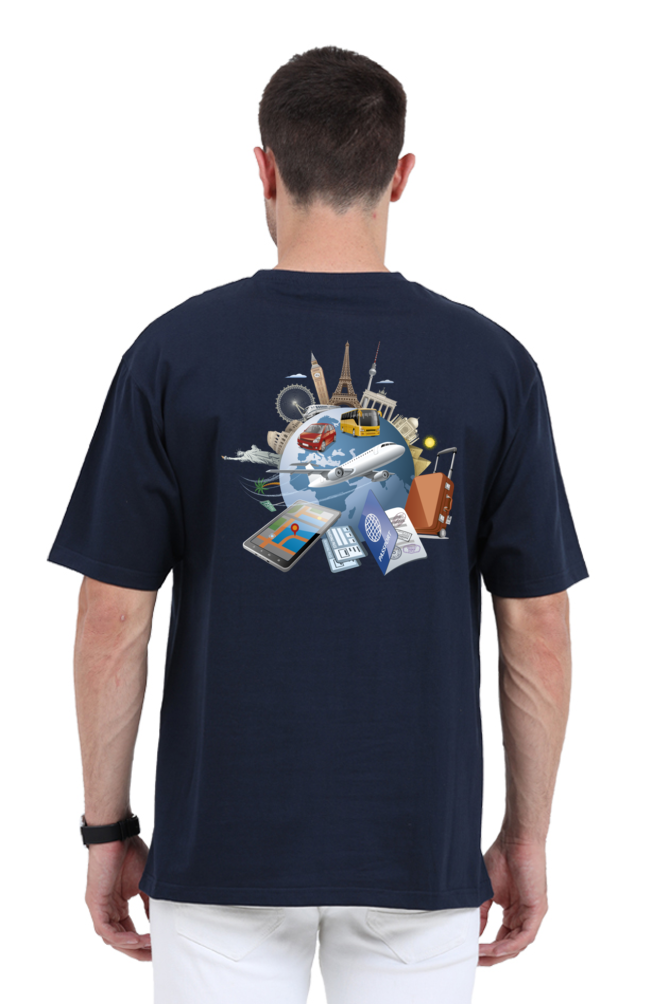 Casual Oversize Travel T-shirt Laughing Labels