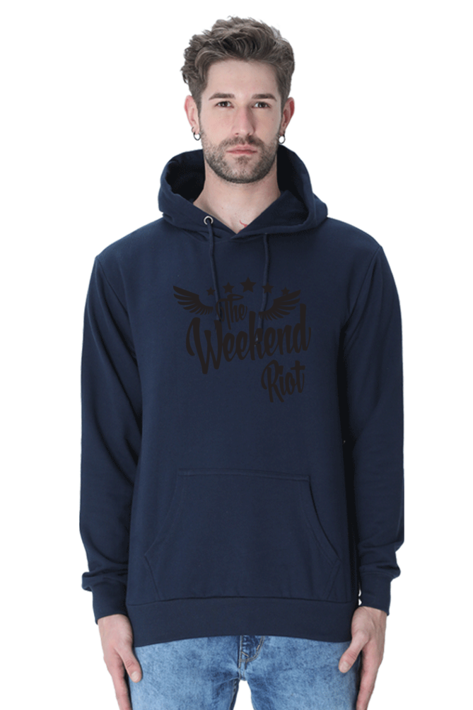Casual Hooded Sweatshirt Laughing Labels
