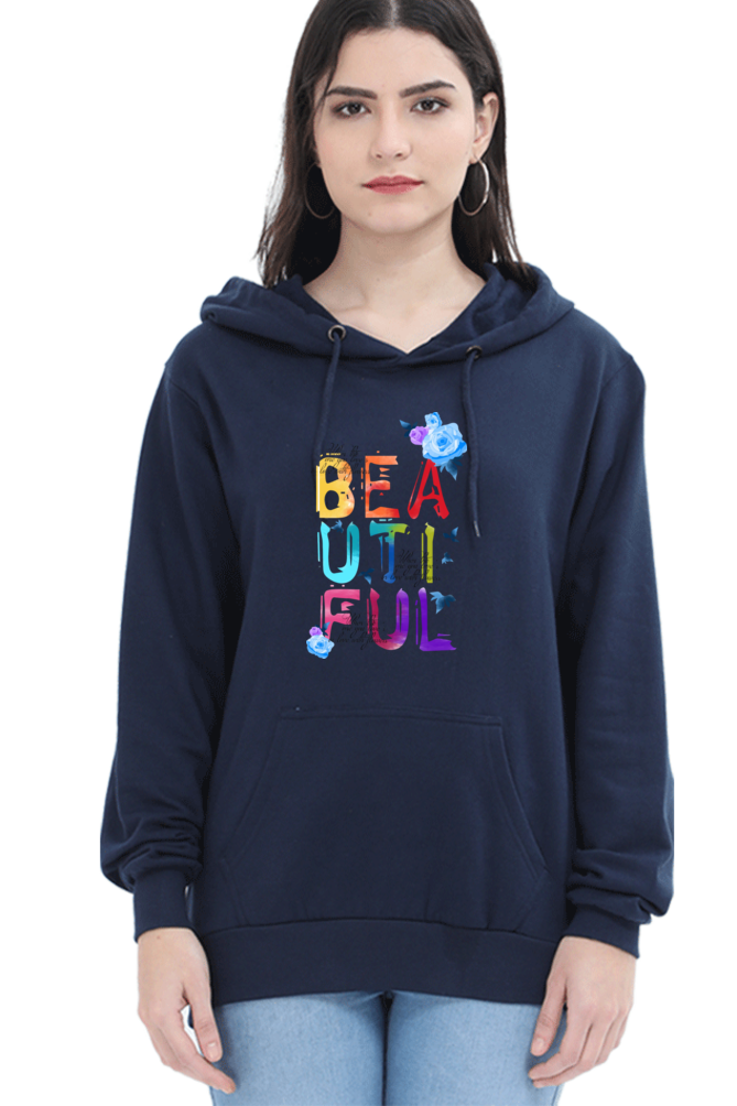 Casual Hooded Sweatshirt Laughing Labels