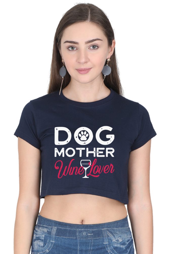 Dog Lover Crop Top Laughing Labels