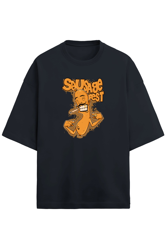 Casual Terry Oversize T-shirt Laughing Labels
