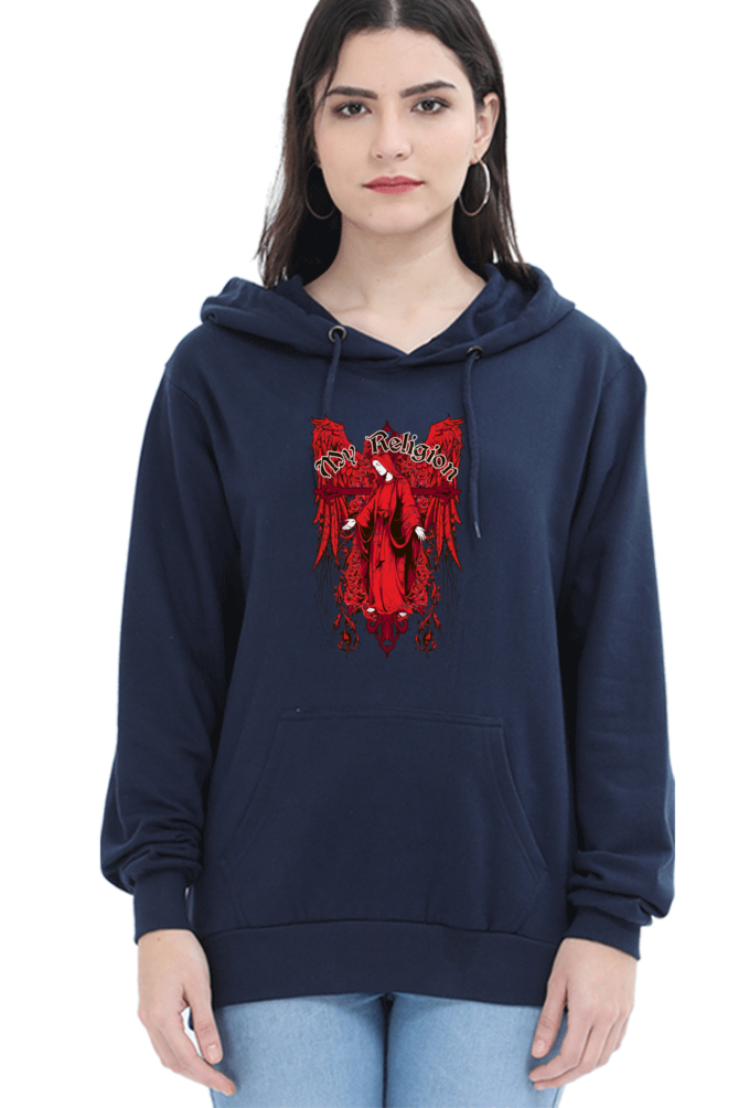 Casual Hooded Sweatshirt Laughing Labels