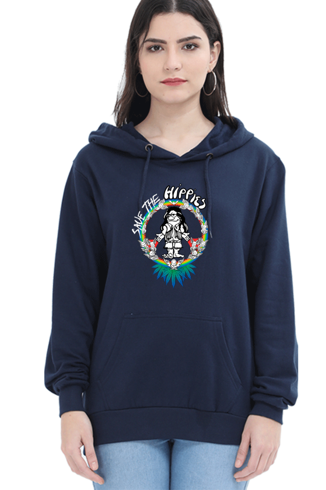 Casual Hooded Sweatshirt Laughing Labels