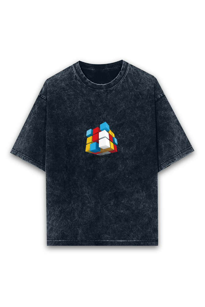 Acid Wash Oversize T-shirt Laughing Labels