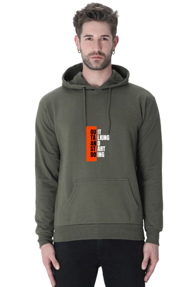Casual Hooded Sweatshirt Laughing Labels