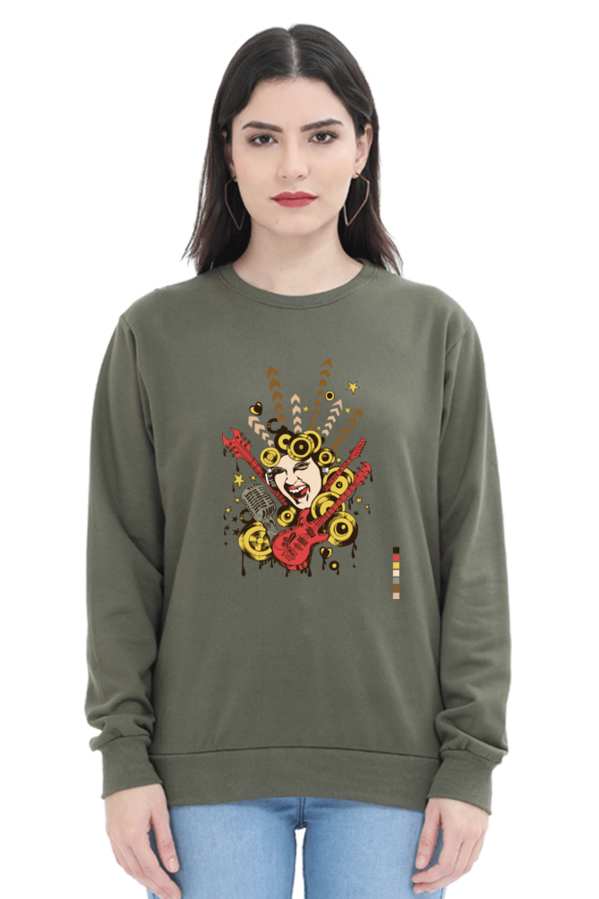 Casual Sweatshirt Laughing Labels
