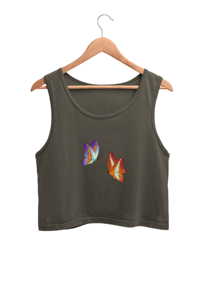 Casual Crop Tank Top Laughing Labels
