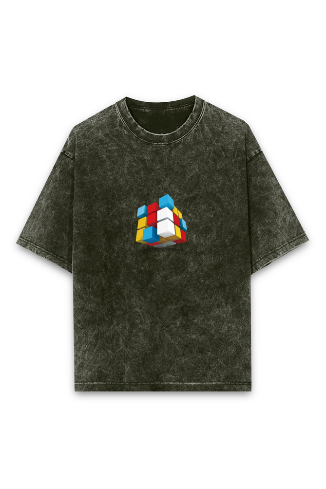 Acid Wash Oversize T-shirt Laughing Labels