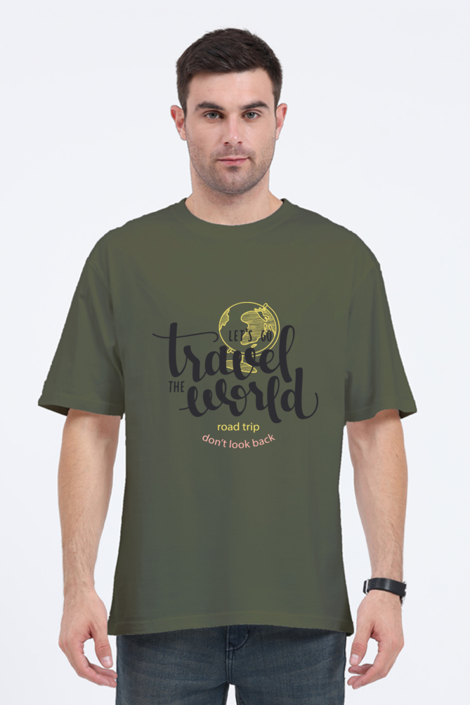 Casual Oversize Travel T-shirt Laughing Labels