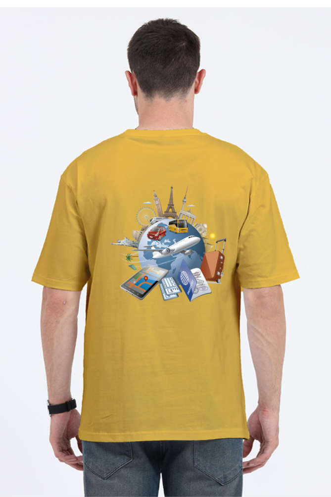 Casual Oversize Travel T-shirt Laughing Labels