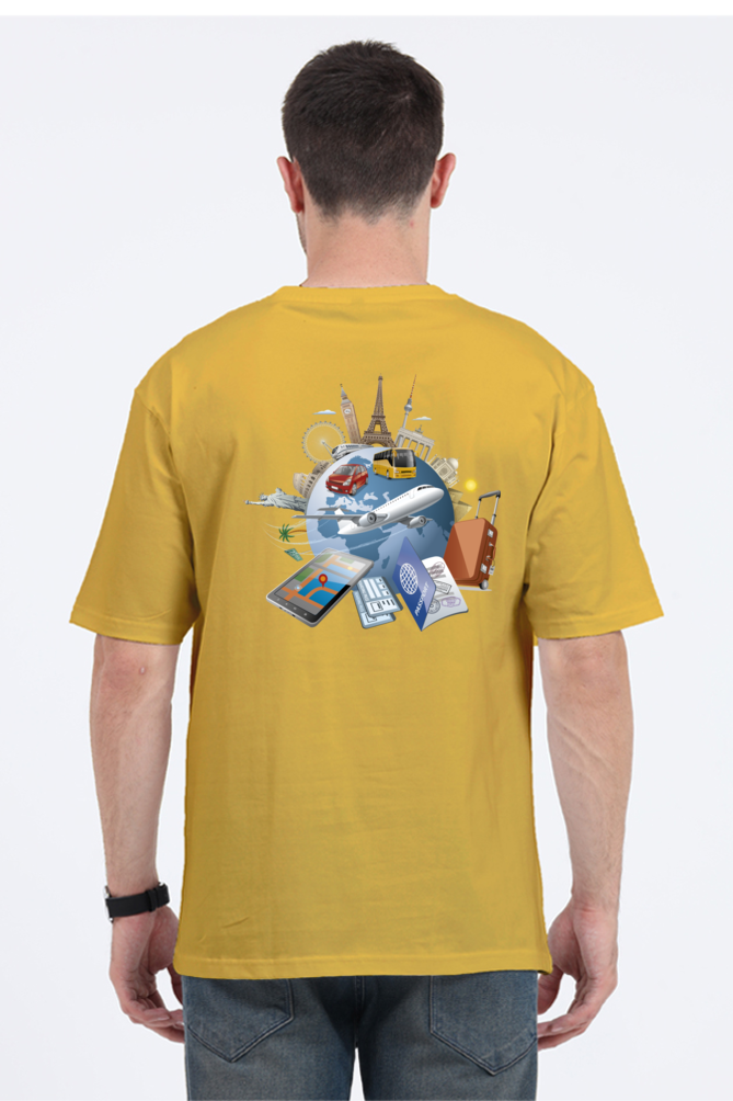 Casual Oversize Travel T-shirt Laughing Labels