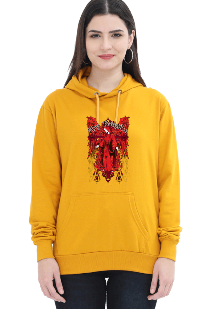 Casual Hooded Sweatshirt Laughing Labels
