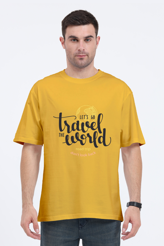 Casual Oversize Travel T-shirt Laughing Labels