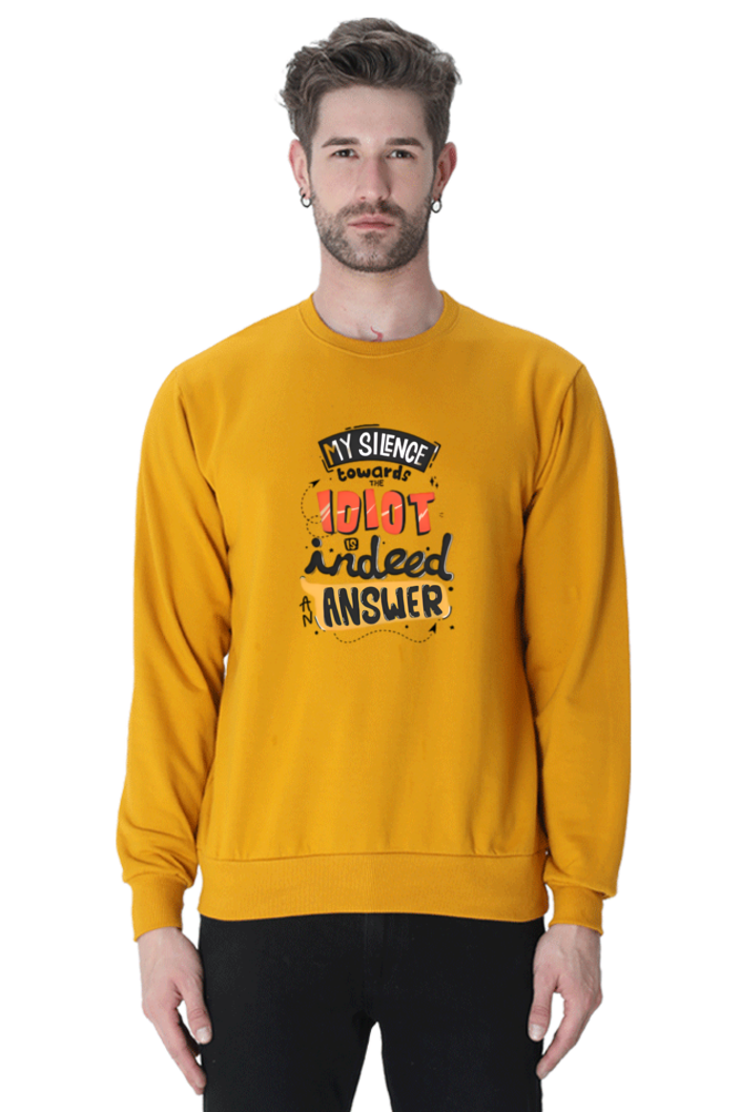Casual Sweatshirt Laughing Labels