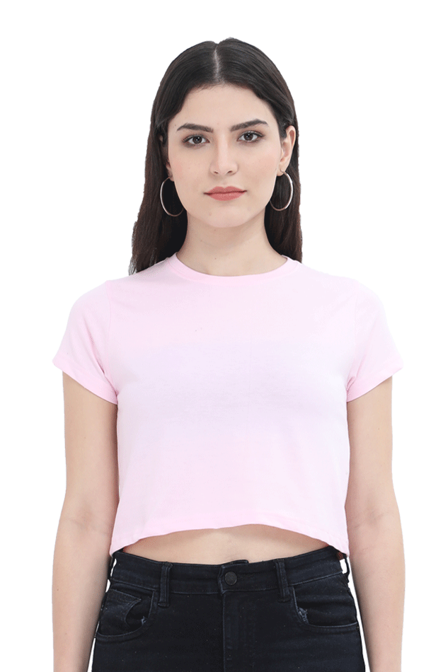 Plain Crop Top Laughing Labels