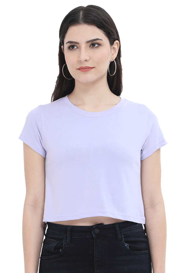 Plain Crop Top Laughing Labels