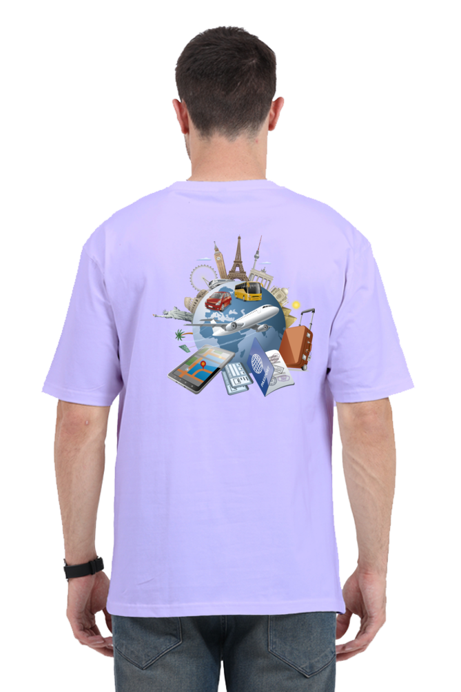 Casual Oversize Travel T-shirt Laughing Labels
